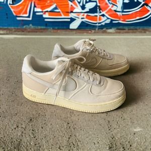 Nike Air Force 1 PRM 'Light Cream 11.5 Canvas Cl1116-100